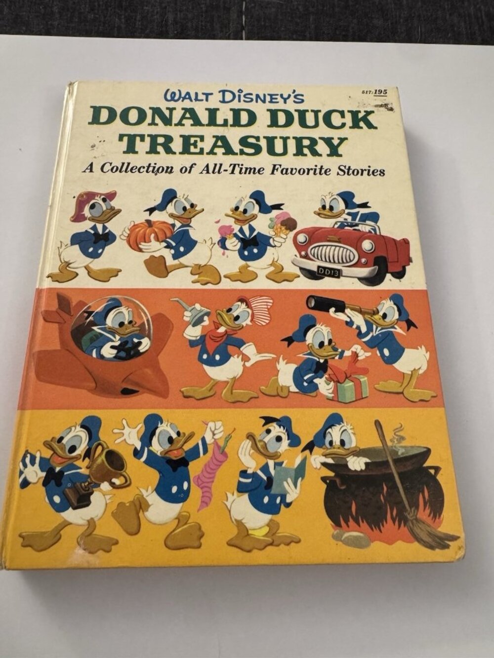 Walt Disney Donald Duck Treasury Book Collection 7 Stories Seasons 1960 J22